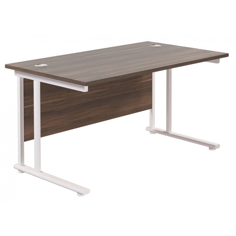 Olton Twin Cantilever  800mm Deep Straight Office Desk